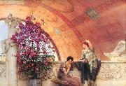 Alma-Tadema, Sir Lawrence Unconscious Rivals (mk23) oil painting picture wholesale
